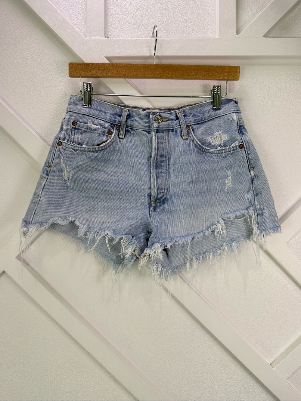Agolde Parker def Vintage Cut Off Short in Swapmeet Size 26